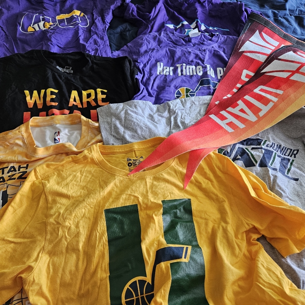 Utah jazz t shirts for boy